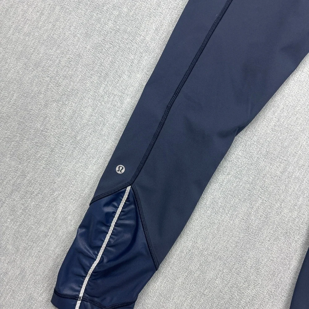 Lululemon Leggings Women 8 Blue Pace Queen 26